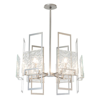 Hubbardton Forge Geo 6 Light 32" Wide Chandelier