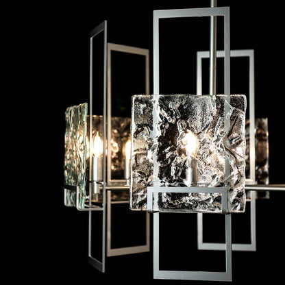 Hubbardton Forge Geo 6 Light 32" Wide Chandelier