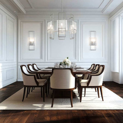 Hubbardton Forge Geo 6 Light 32" Wide Chandelier