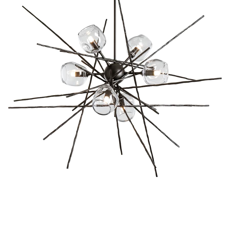 Hubbardton Forge Griffin 6 Light 39" Wide Pendant