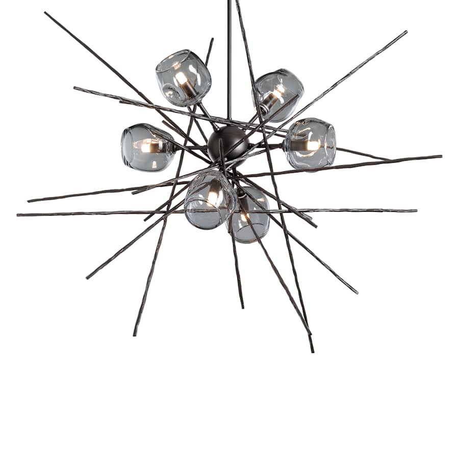 Hubbardton Forge Griffin 6 Light 39" Wide Pendant