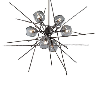 Hubbardton Forge Griffin 6 Light 39" Wide Pendant