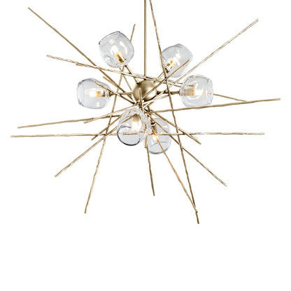 Hubbardton Forge Griffin 6 Light 39" Wide Pendant