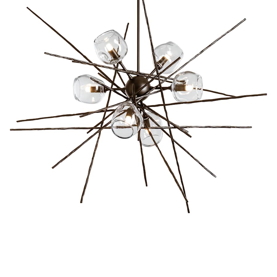 Hubbardton Forge Griffin 6 Light 39" Wide Pendant