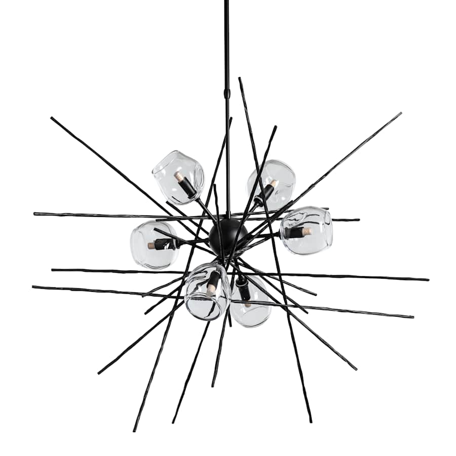 Hubbardton Forge Griffin 6 Light 39" Wide Pendant