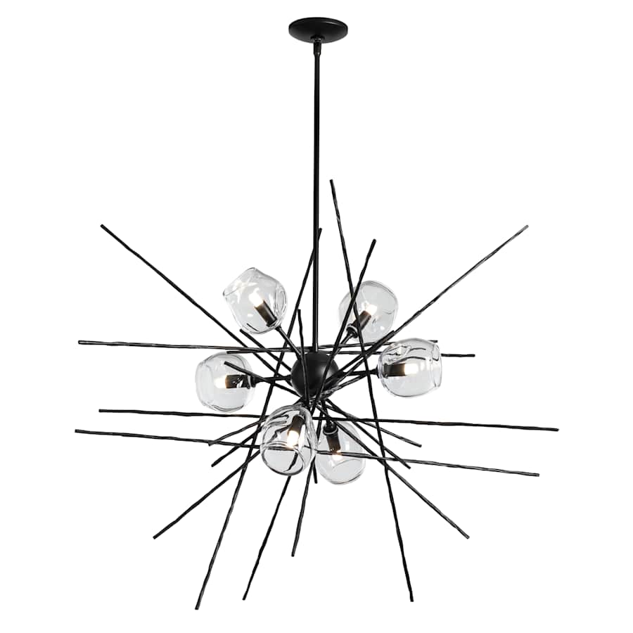 Hubbardton Forge Griffin 6 Light 39" Wide Pendant