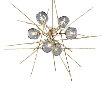 Hubbardton Forge Griffin 6 Light 39" Wide Pendant
