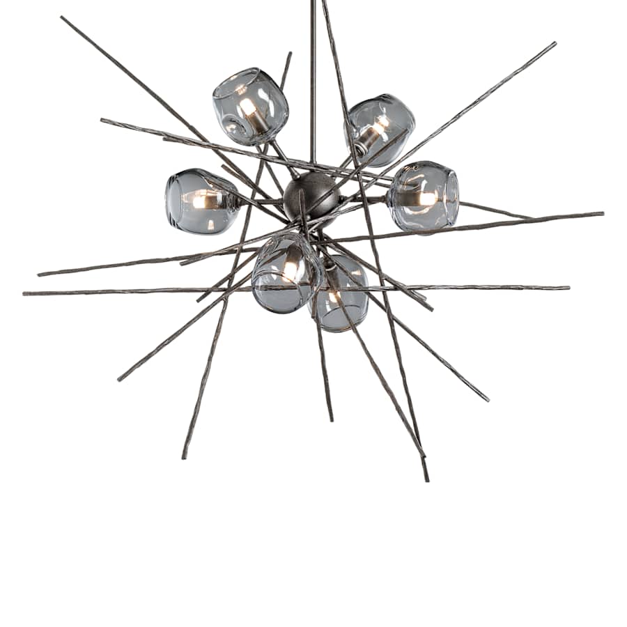 Hubbardton Forge Griffin 6 Light 39" Wide Pendant