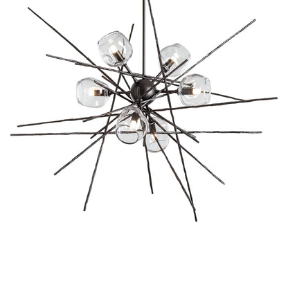 Hubbardton Forge Griffin 6 Light 39" Wide Pendant