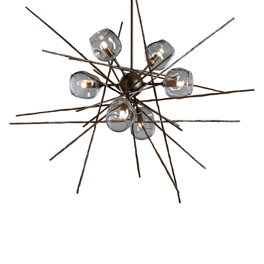 Hubbardton Forge Griffin 6 Light 39" Wide Pendant