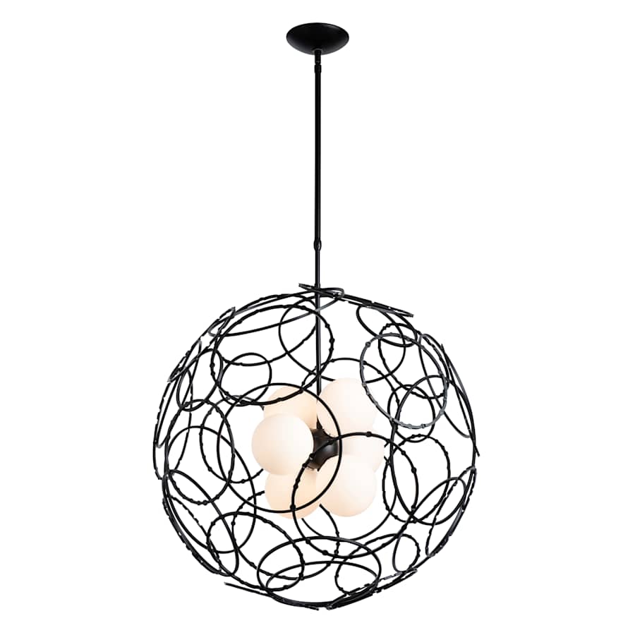 Hubbardton Forge Olympus 6 Light 31" Wide Pendant