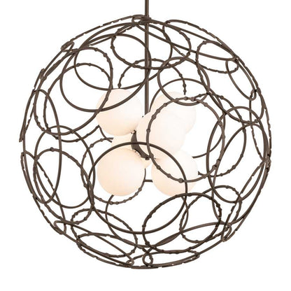 Hubbardton Forge Olympus 6 Light 31" Wide Pendant