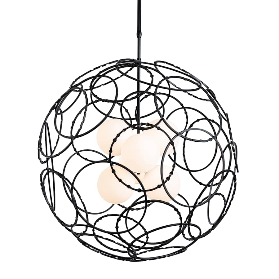 Hubbardton Forge Olympus 6 Light 31" Wide Pendant