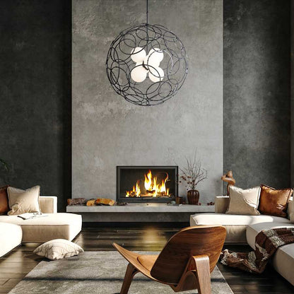 Hubbardton Forge Olympus 6 Light 31" Wide Pendant