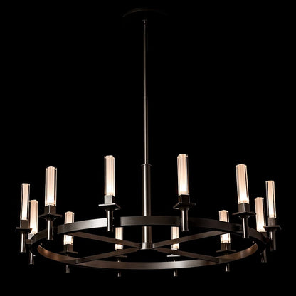Hubbardton Forge Windsor 12 Light 43" Wide Pillar Candle Style Chandelier
