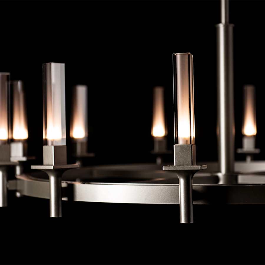 Hubbardton Forge Windsor 12 Light 43" Wide Pillar Candle Style Chandelier