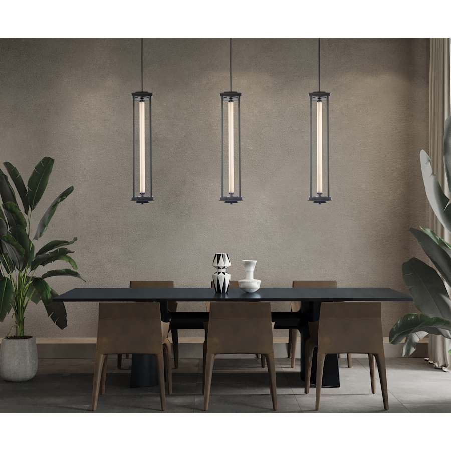 Hubbardton Forge Athena 8" Wide LED Mini Pendant