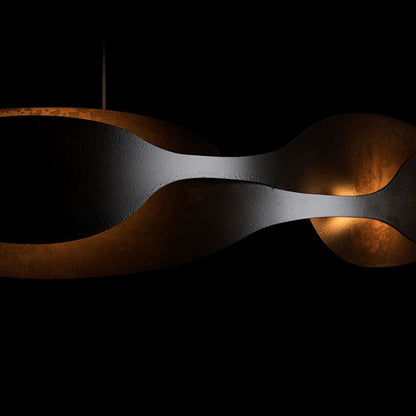 Hubbardton Forge Waves 6 Light 35" Wide Pendant