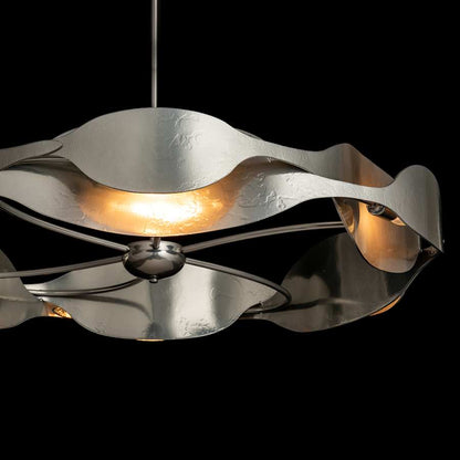 Hubbardton Forge Waves 6 Light 35" Wide Pendant