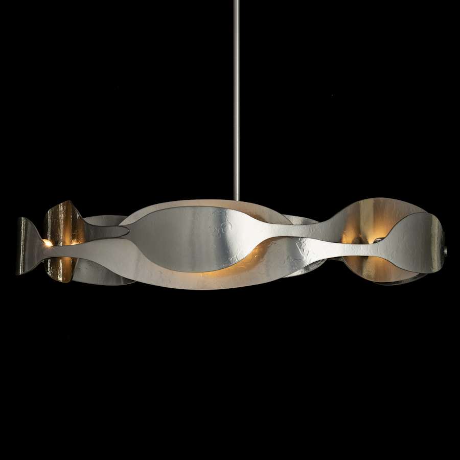 Hubbardton Forge Waves 6 Light 35" Wide Pendant