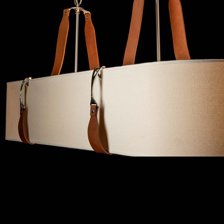 Hubbardton Forge Saratoga 4 Light 46" Wide Linear Chandelier