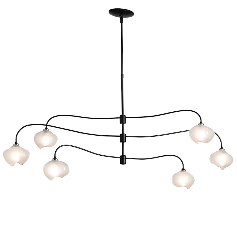 Hubbardton Forge Ume 6 Light 59" Wide Linear Pendant