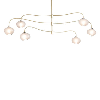 Hubbardton Forge Ume 6 Light 59" Wide Linear Pendant
