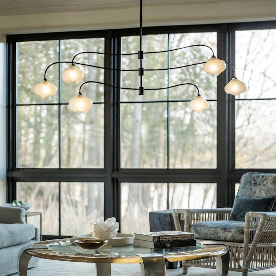 Hubbardton Forge Ume 6 Light 59" Wide Linear Pendant