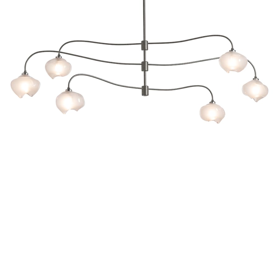 Hubbardton Forge Ume 6 Light 59" Wide Linear Pendant