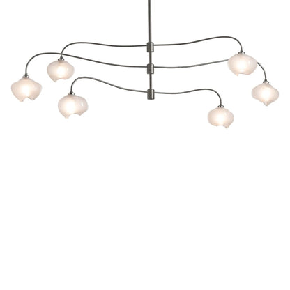 Hubbardton Forge Ume 6 Light 59" Wide Linear Pendant