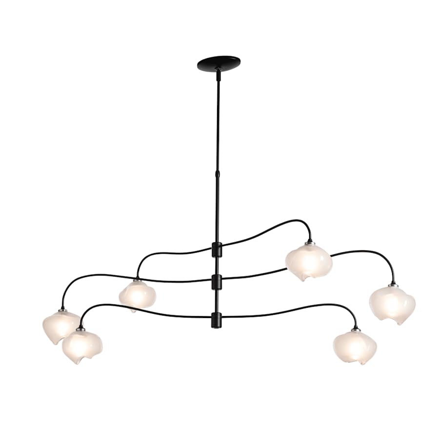 Hubbardton Forge Ume 6 Light 59" Wide Linear Pendant