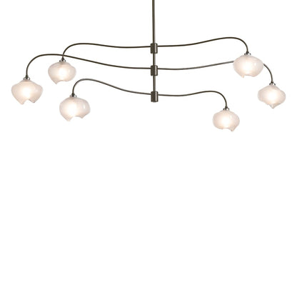 Hubbardton Forge Ume 6 Light 59" Wide Linear Pendant
