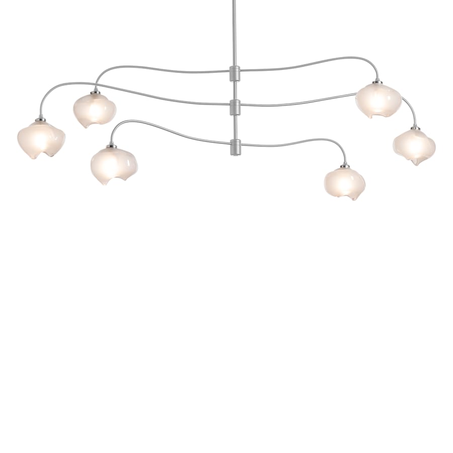 Hubbardton Forge Ume 6 Light 59" Wide Linear Pendant