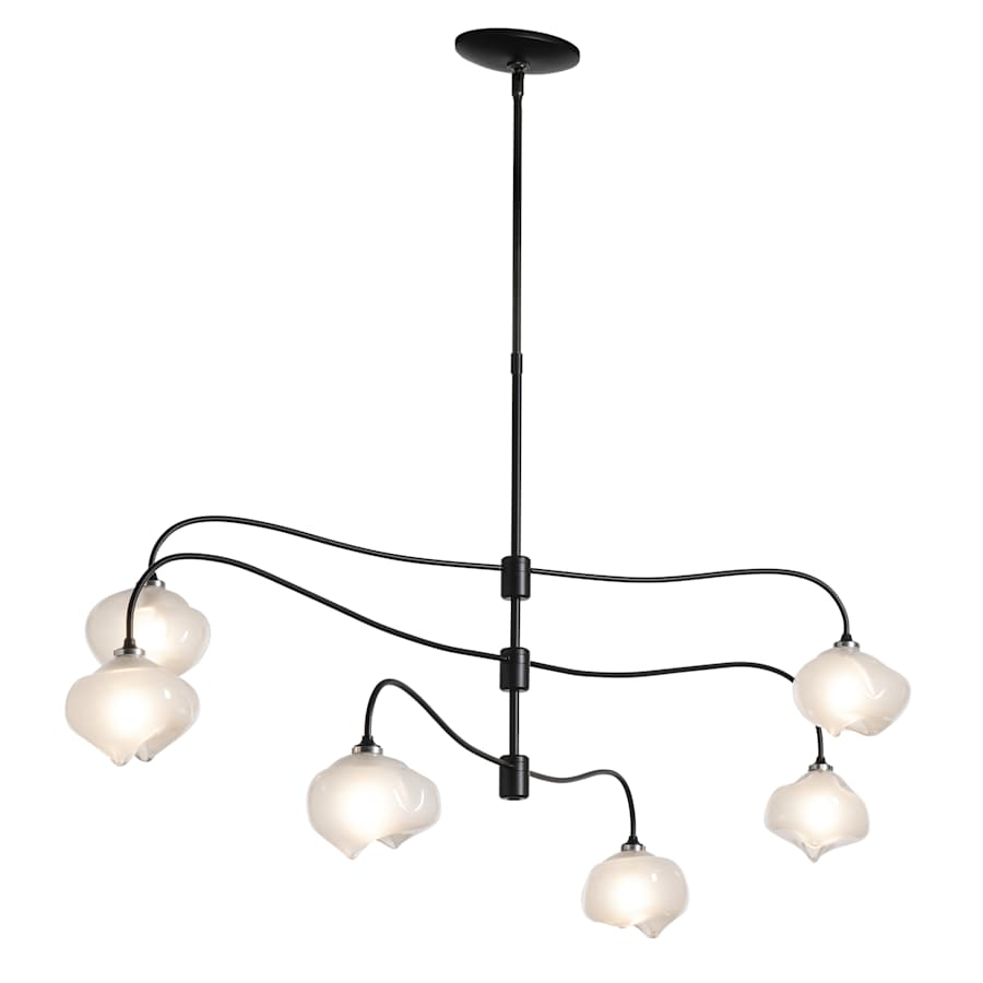 Hubbardton Forge Ume 6 Light 59" Wide Linear Pendant