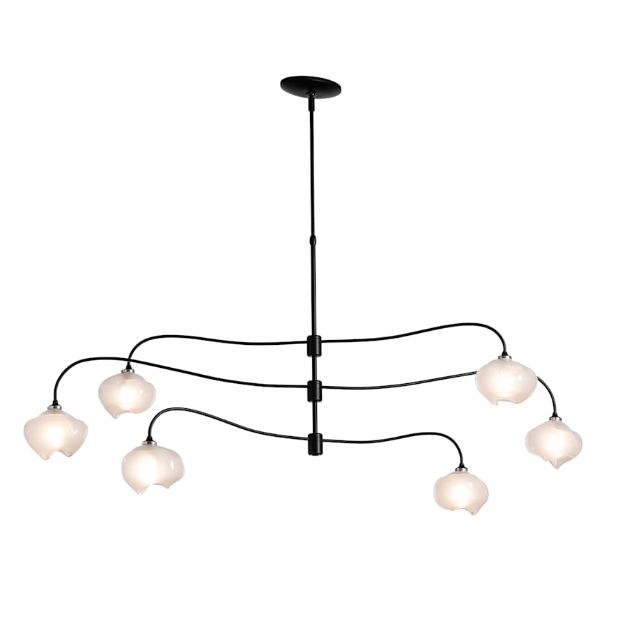 Hubbardton Forge Ume 6 Light 59" Wide Linear Pendant