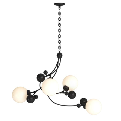 Hubbardton Forge Sprig 4 Light 42" Wide Abstract Chandelier