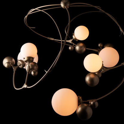 Hubbardton Forge Sprig 6 Light 49" Wide Abstract Chandelier