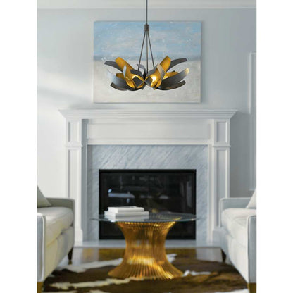 Hubbardton Forge Corona 6 Light 27" Wide Pendant