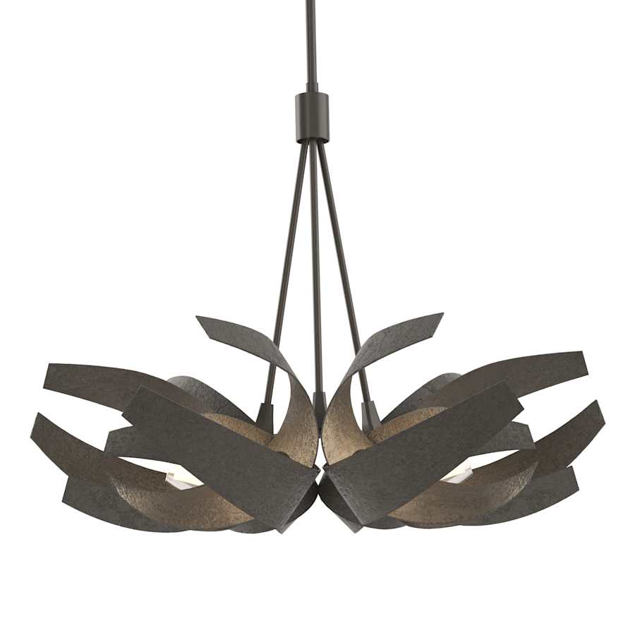Hubbardton Forge Corona 6 Light 27" Wide Pendant