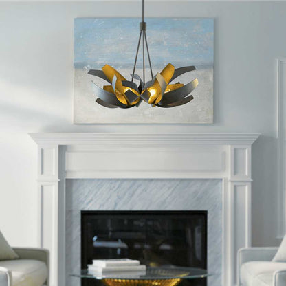 Hubbardton Forge Corona 6 Light 27" Wide Pendant