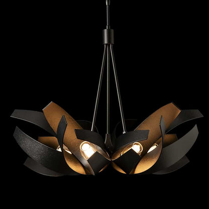 Hubbardton Forge Corona 6 Light 27" Wide Pendant