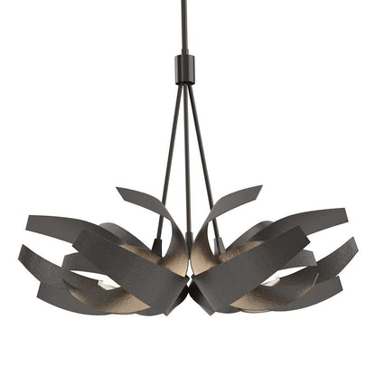 Hubbardton Forge Corona 6 Light 27" Wide Pendant