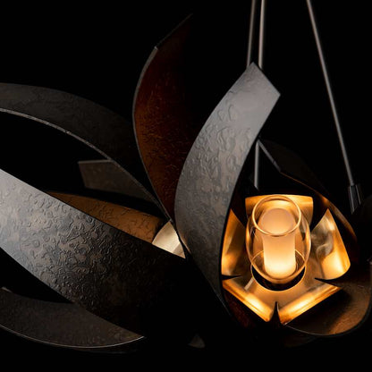 Hubbardton Forge Corona 6 Light 27" Wide LED Multi Light Pendant