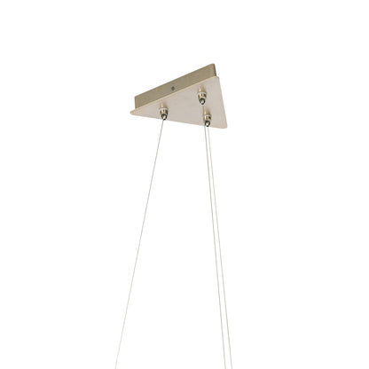 Hubbardton Forge Flux 39" Wide LED Abstract Chandelier