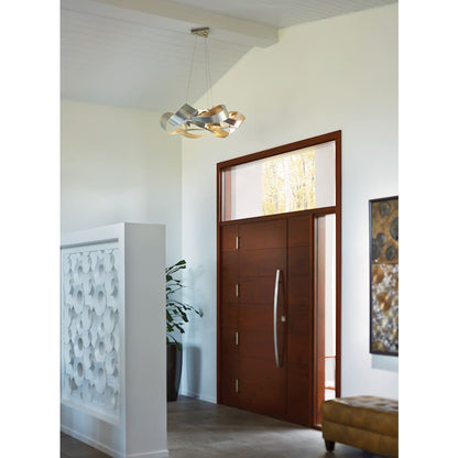 Hubbardton Forge Flux 39" Wide LED Abstract Chandelier