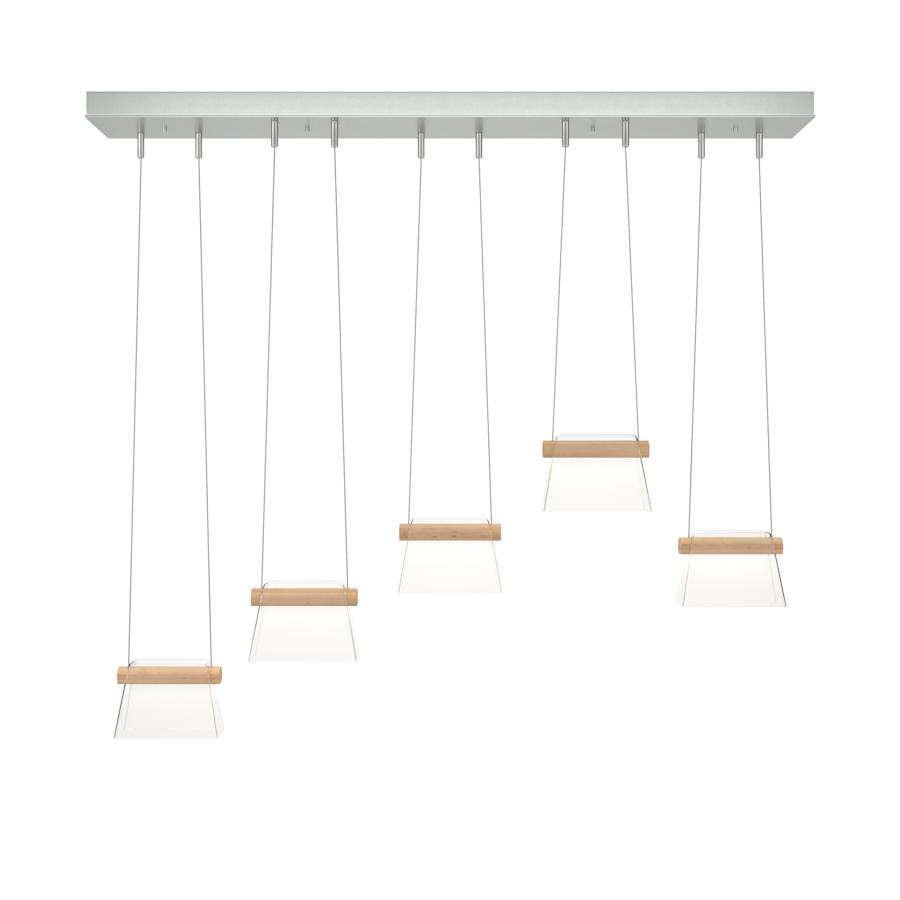 Hubbardton Forge Cowbell 41" Wide Linear Pendant
