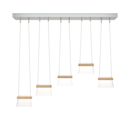 Hubbardton Forge Cowbell 41" Wide Linear Pendant