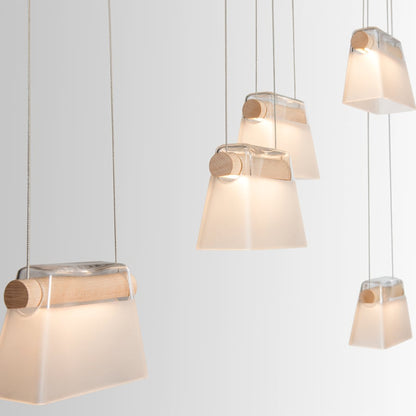 Hubbardton Forge Cowbell 41" Wide Linear Pendant