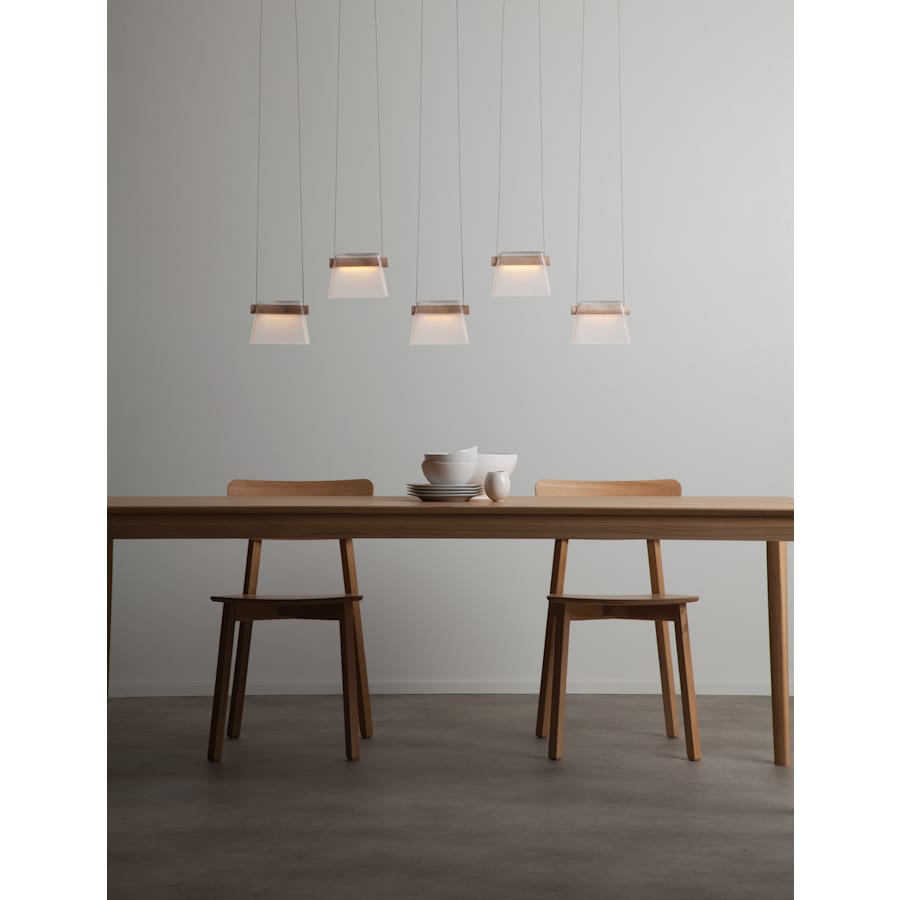 Hubbardton Forge Cowbell 41" Wide Linear Pendant