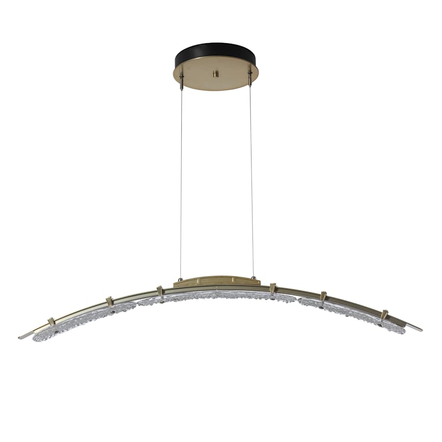 Hubbardton Forge Glissade 44" Wide Suspension Linear Pendant